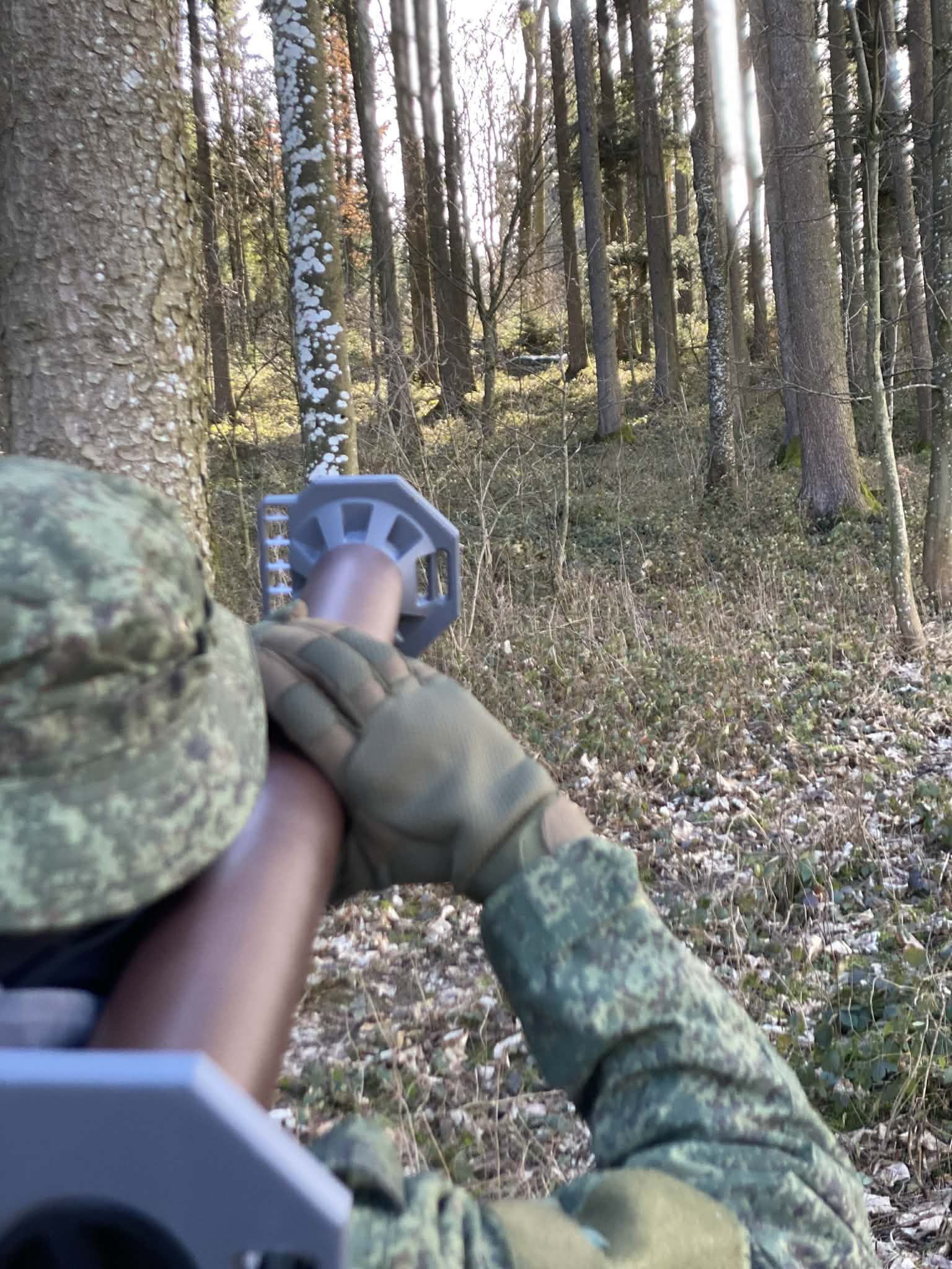 RAT-50 – Reusable Anti-Tank 40mm Airsoft Foam Rocket Launcher