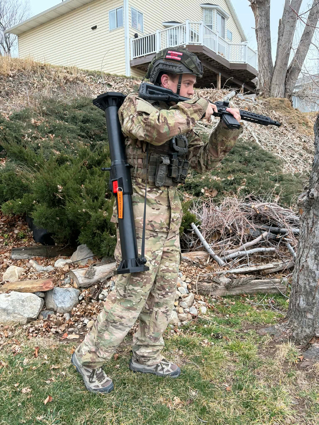 RAT-50 – Reusable Anti-Tank 40mm Airsoft Foam Rocket Launcher