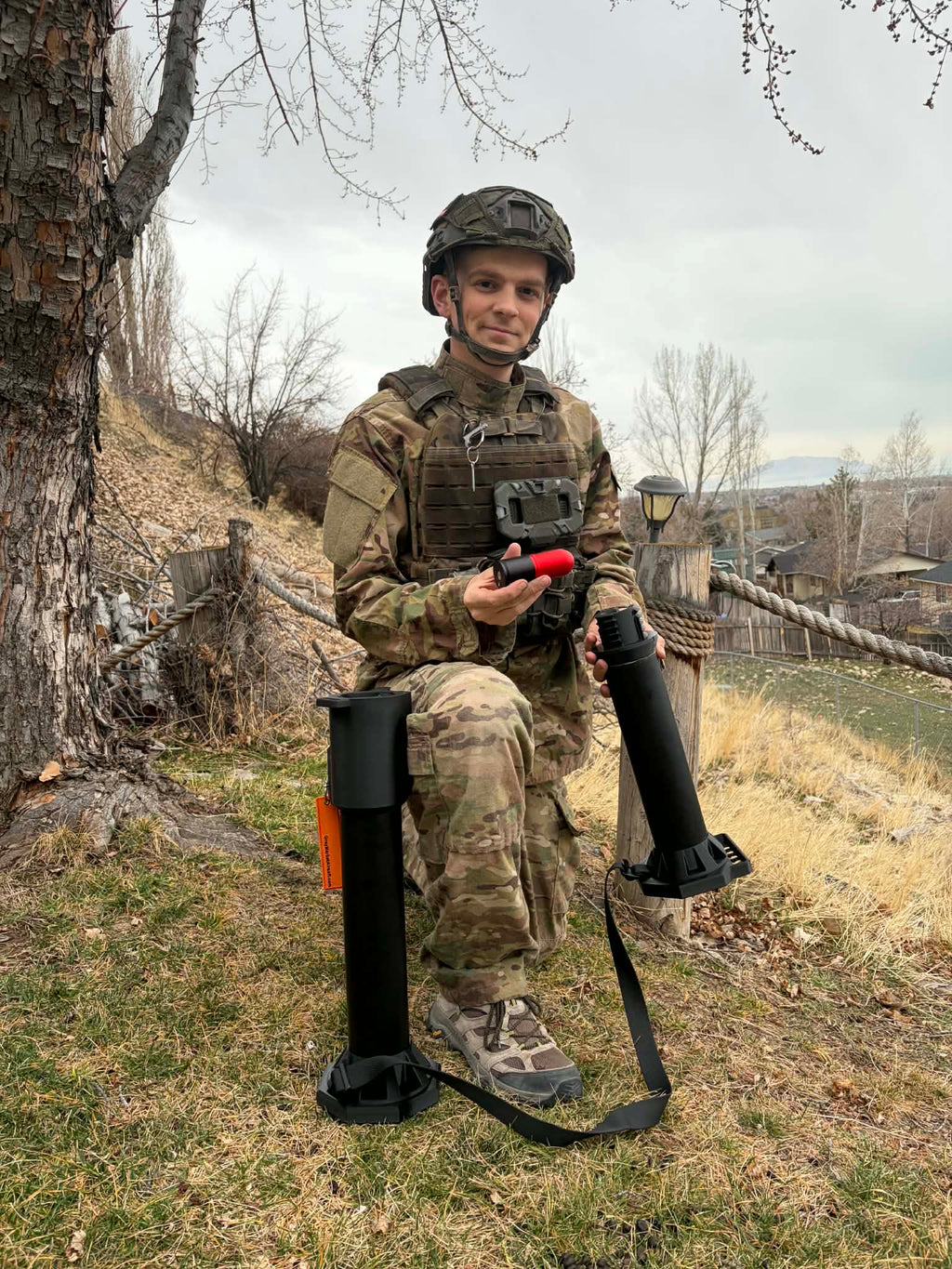 RAT-50 – Reusable Anti-Tank 40mm Airsoft Foam Rocket Launcher