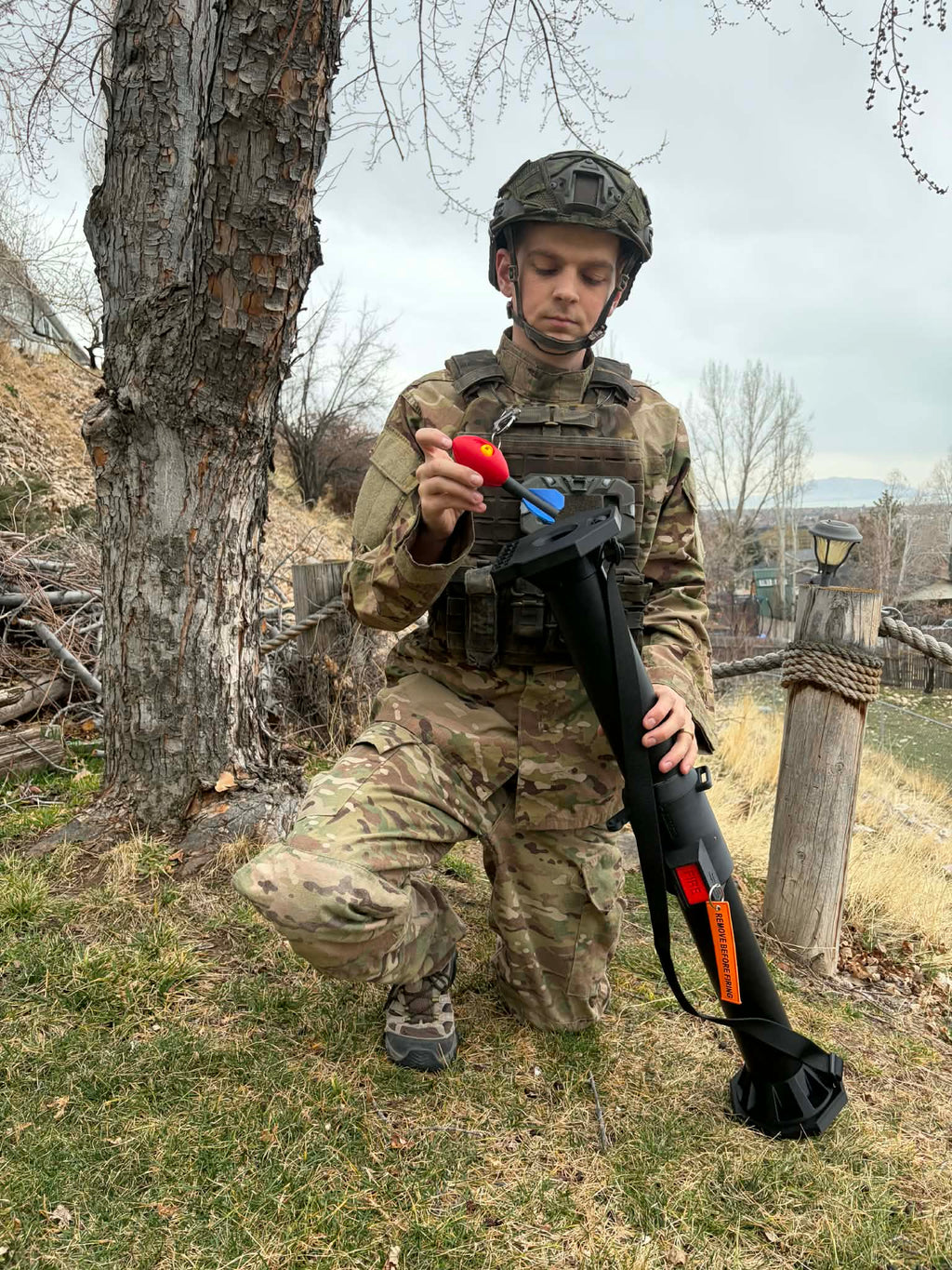 RAT-50 – Reusable Anti-Tank 40mm Airsoft Foam Rocket Launcher